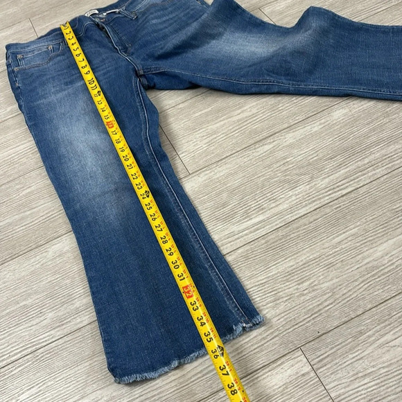 J. Crew 9" Billie demi-boot crop jean wide leg flare size 32 - Picture 15 of 16